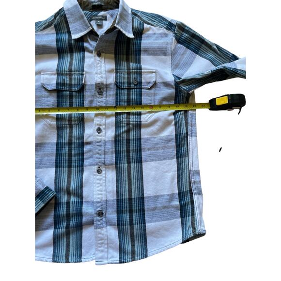 Eddie Bauer Mens/Teen/Unisex Shaket Relaxed Fit Flannel Size Medium Oversized - Picture 3 of 8
